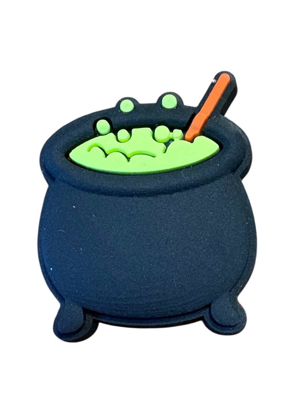 Witch Cauldron Croc Charm